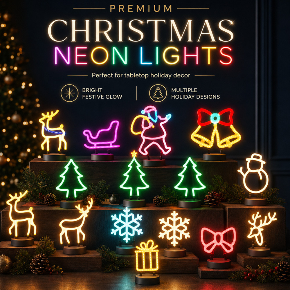 Led Lighting Wall Decor - Christmas Decoration LED Neon Sign Light