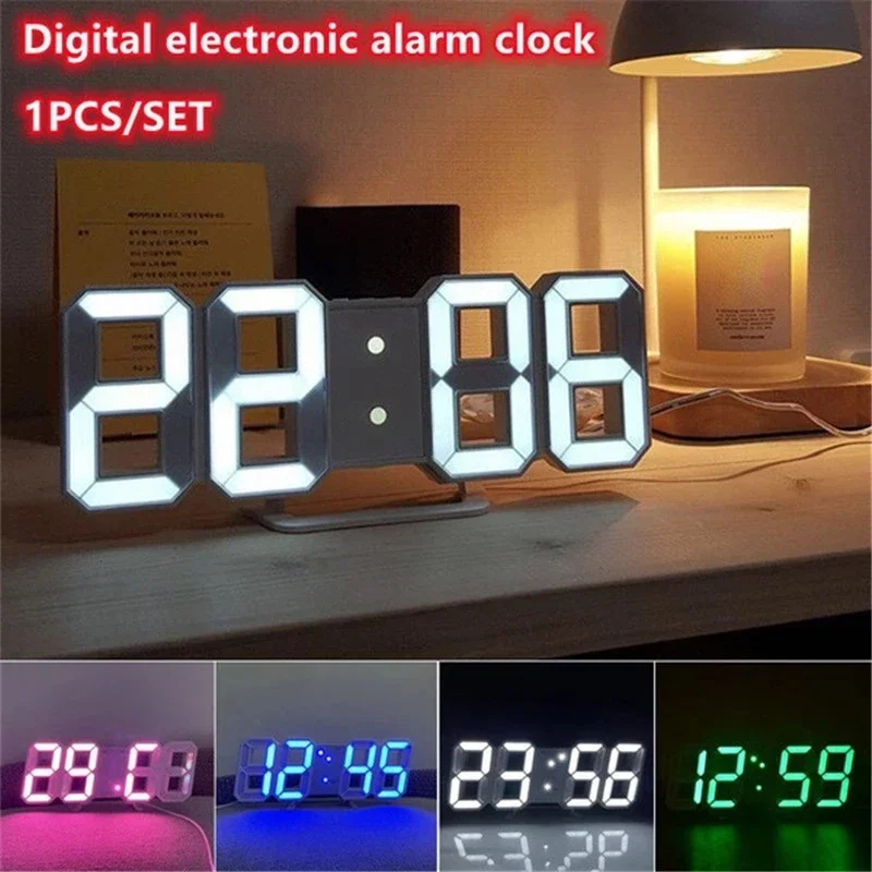 Decoration for Bedroom 3D Digi - đánh giá và giá Lighting Home Decor Wall Clocks
