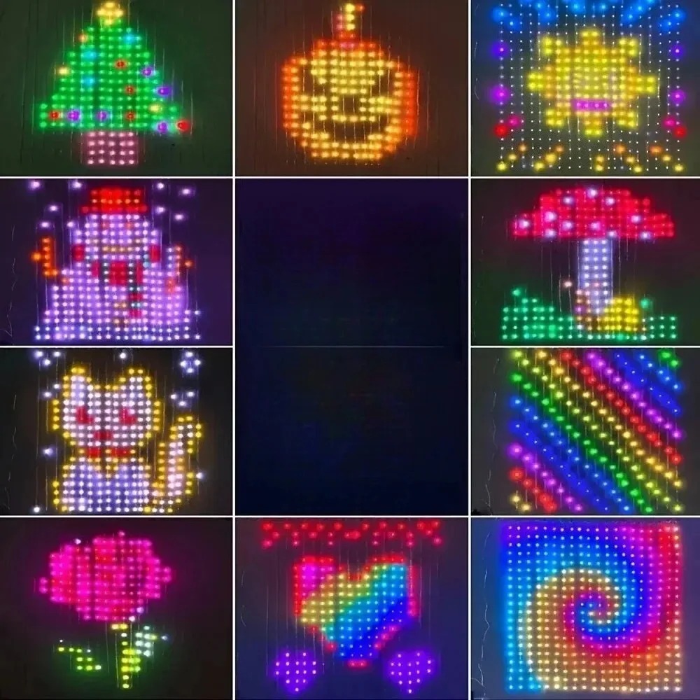 Outdoor LED Pixel Curtain Ligh - đánh giá và giá Led Lighting Wall Decor