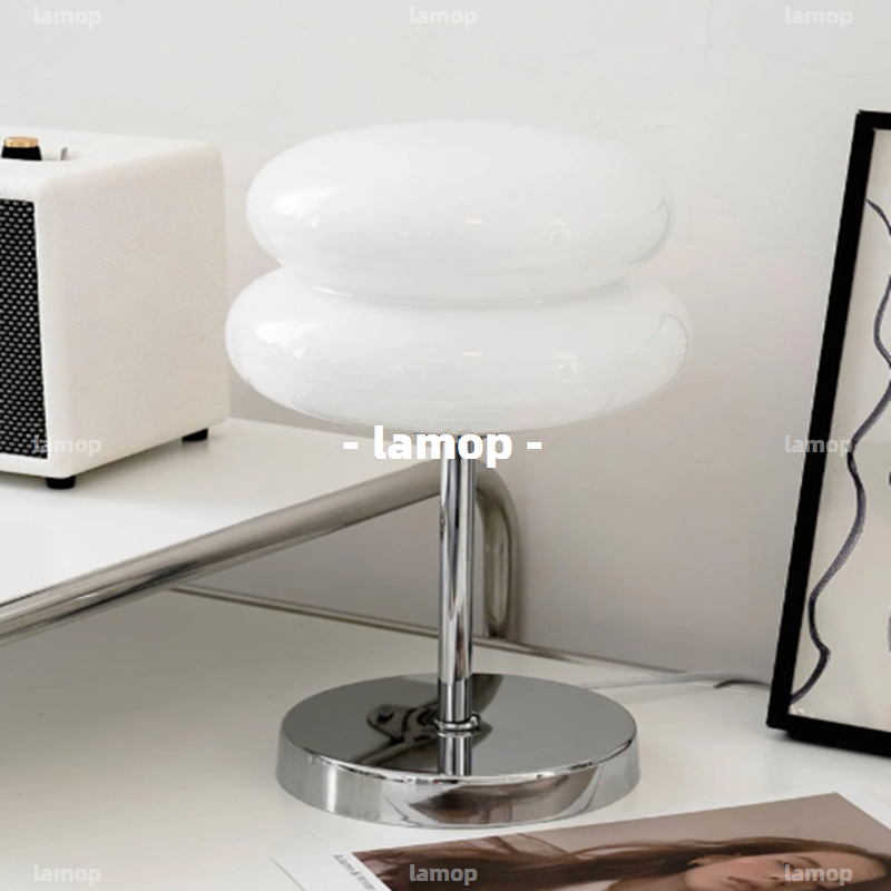 Bauhaus Cream‑Globe Table Lamp - đánh giá và giá Lighting Decor Room