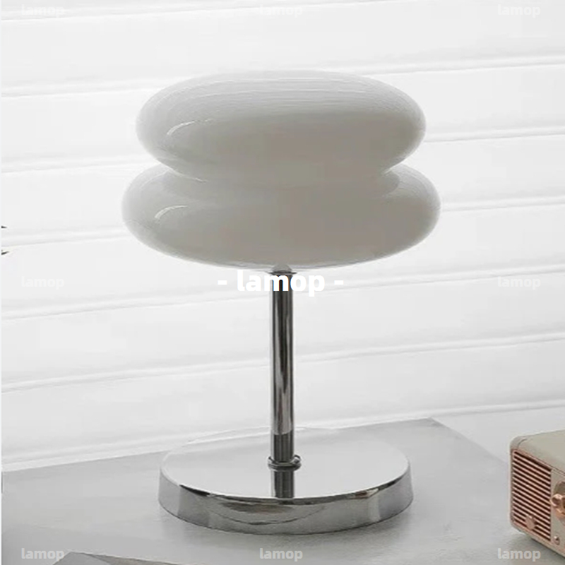 Bauhaus Cream‑Globe Table Lamp - đánh giá và giá Lighting Decor Room