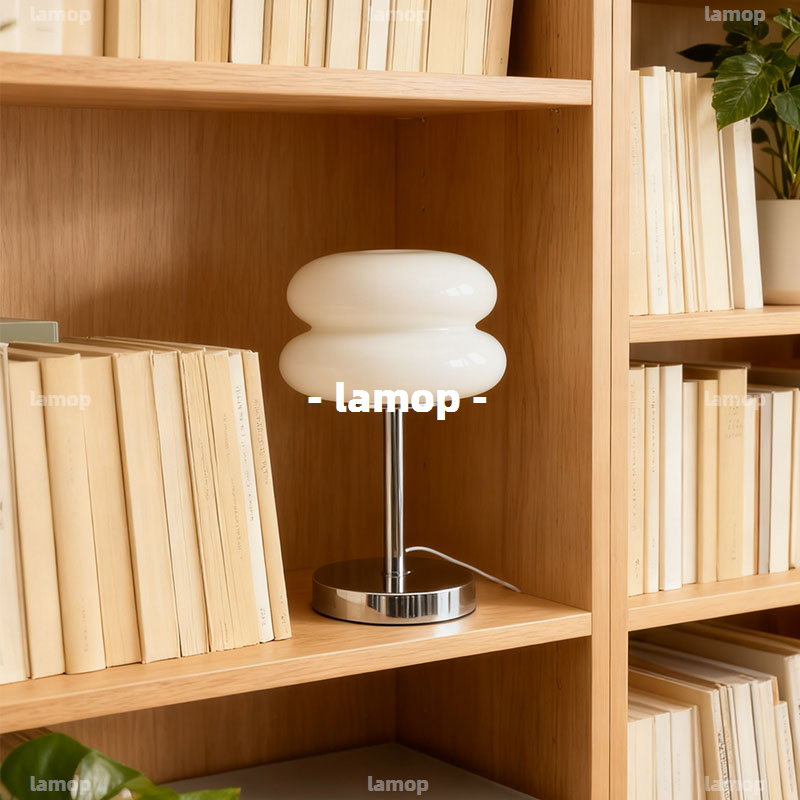 Bauhaus Cream‑Globe Table Lamp - đánh giá và giá Lighting Decor Room
