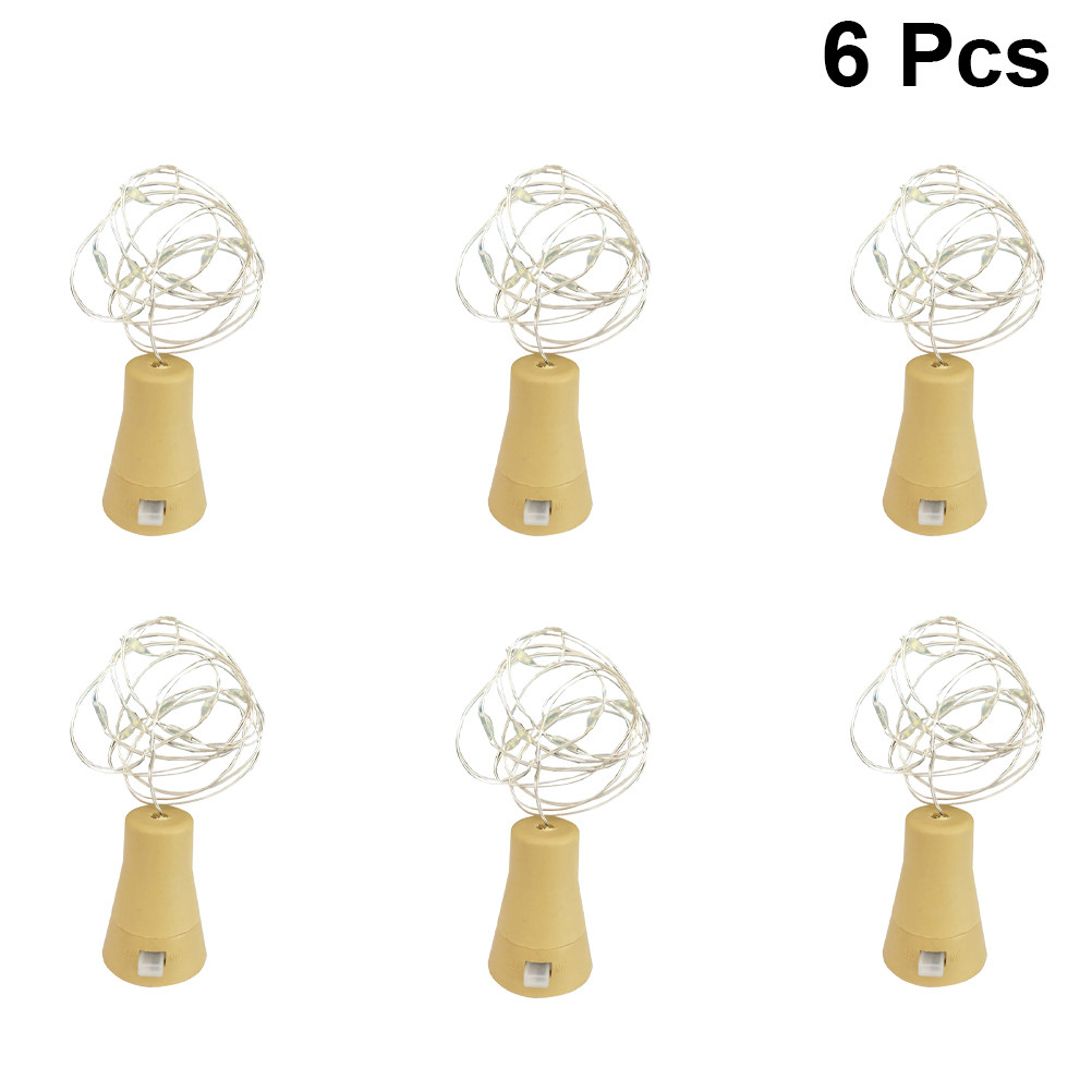 6Pcs Red Wine Bottle Cork Stri - đánh giá và giá Decor Lighting Cork