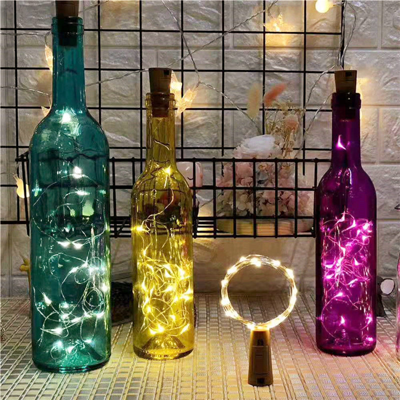 6pcs 20led Wine Bottle with Co - đánh giá và giá Decor Lighting Cork