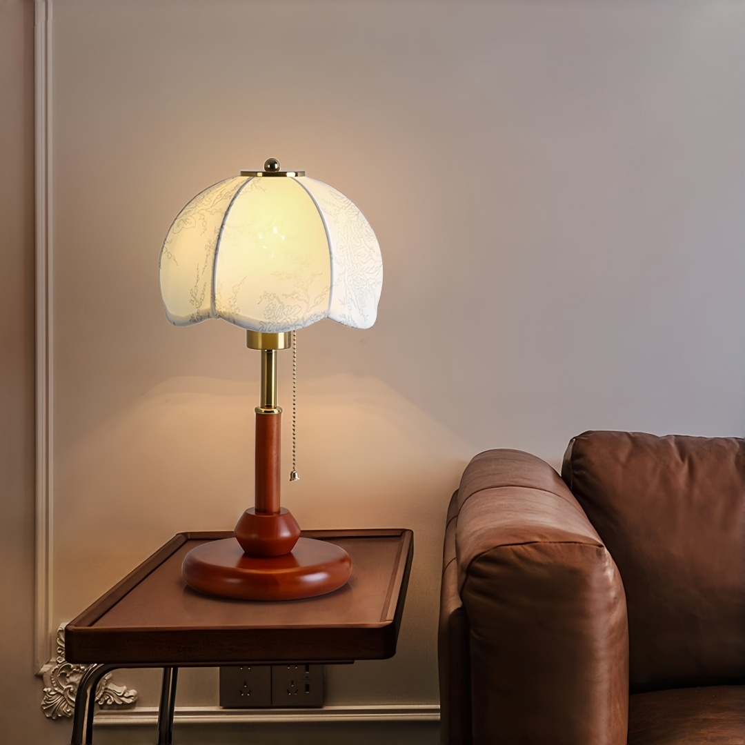 Vintage Scalloped Dome Table L - đánh giá và giá Lighting Decor Room