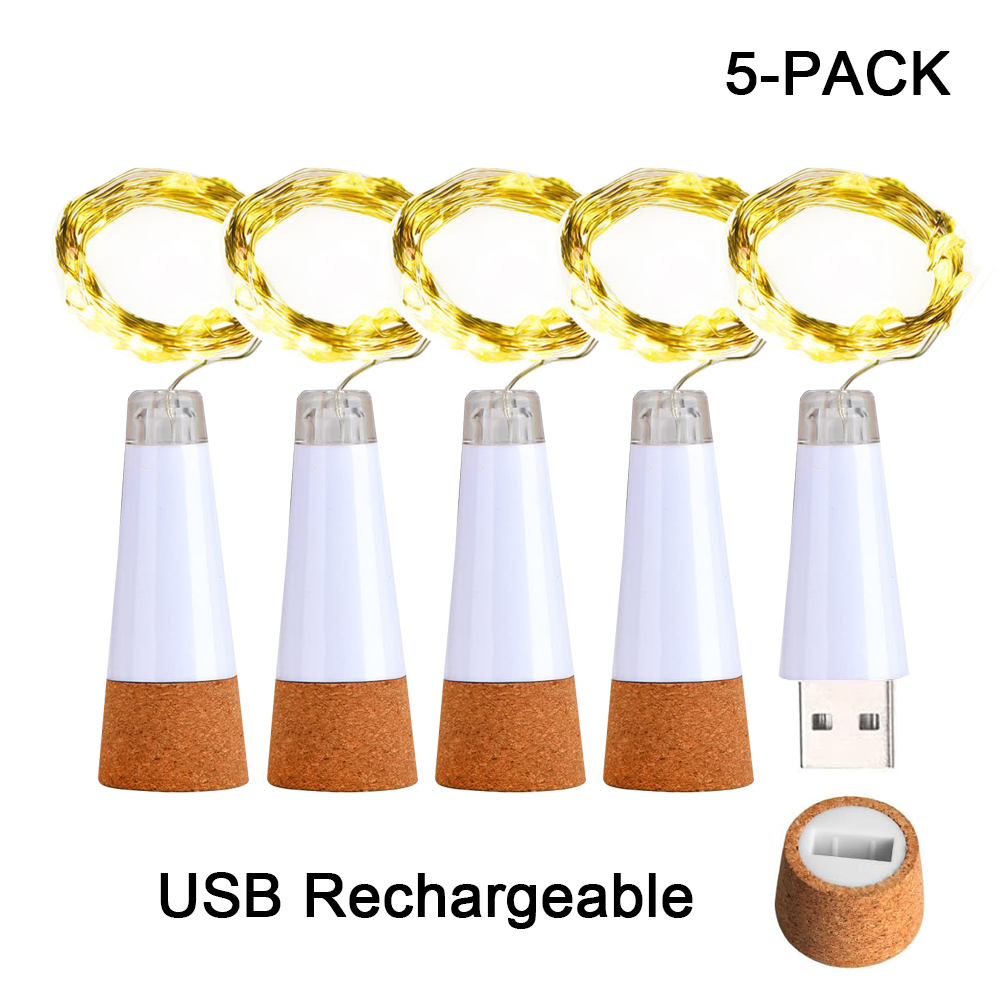 2M 20 LED Nút Chai Cổ Tích USB - đánh giá và giá Decor Lighting Cork