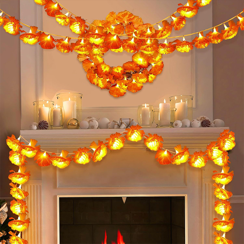 Mexican Marigold Artificial Fl - đánh giá và giá Lighting Decoration For Diwali