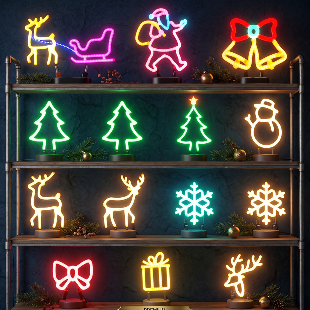 Christmas Decoration LED Neon  - đánh giá và giá Led Lighting Wall Decor