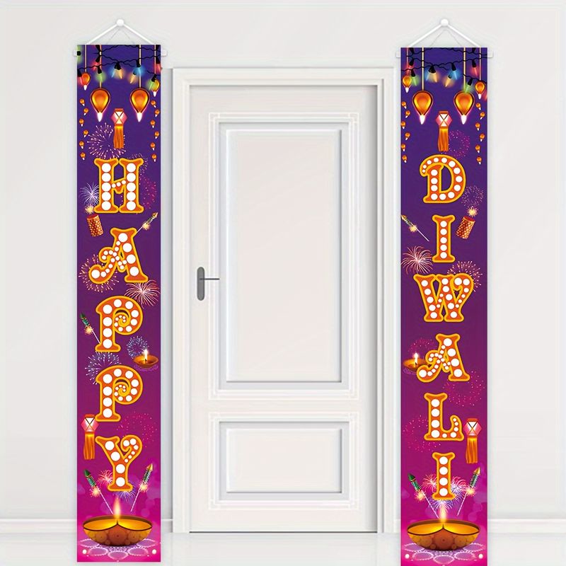 VIKAMA 2pcs Happy Diwali Door  - đánh giá và giá Lighting Decoration For Diwali