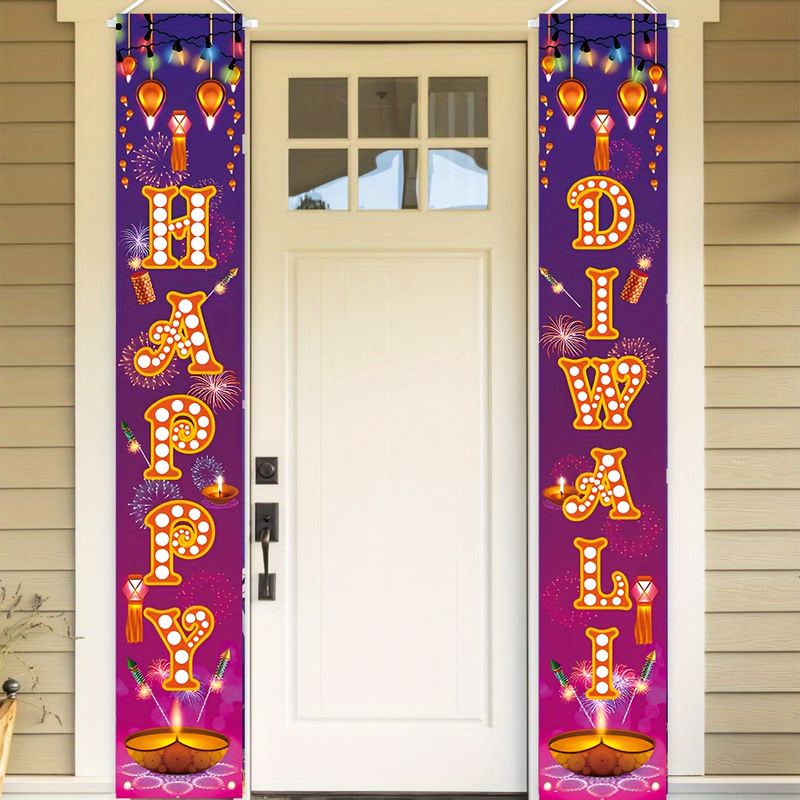 VIKAMA 2pcs Happy Diwali Door  - đánh giá và giá Lighting Decoration For Diwali