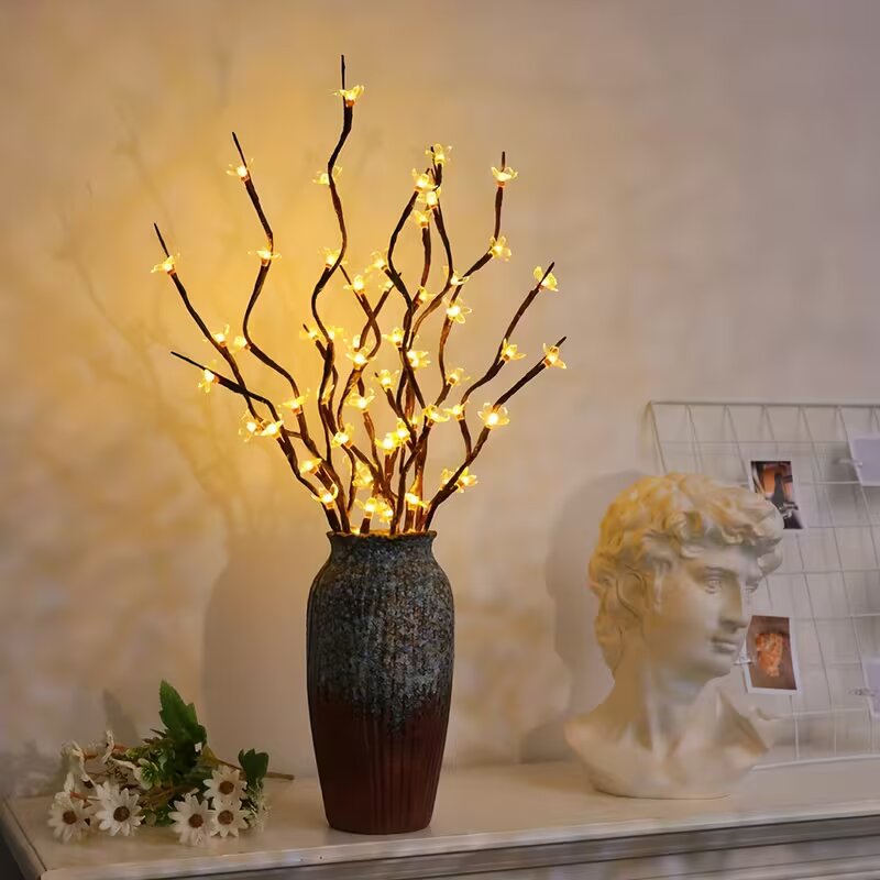 1/2PC 20LED Cherry Blossom Tre - đánh giá và giá Lighting Decor Home