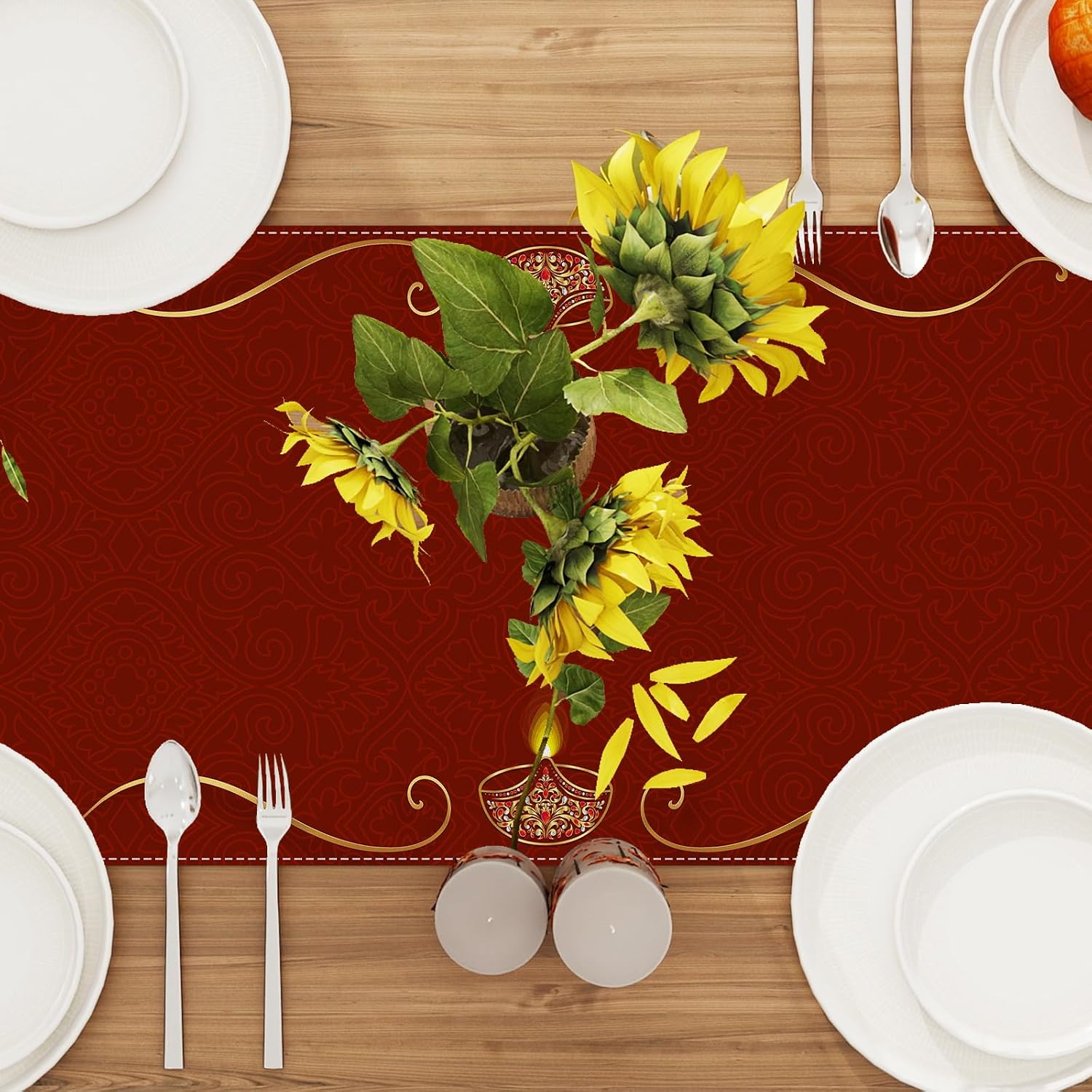 Happy Diwali Linen Table Runne - đánh giá và giá Lighting Decoration For Diwali