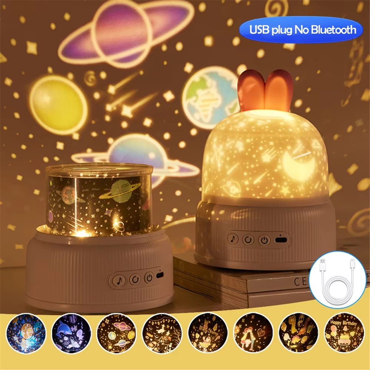 HOT! Cute Projector Night Ligh - đánh giá và giá Lighting Decor Room