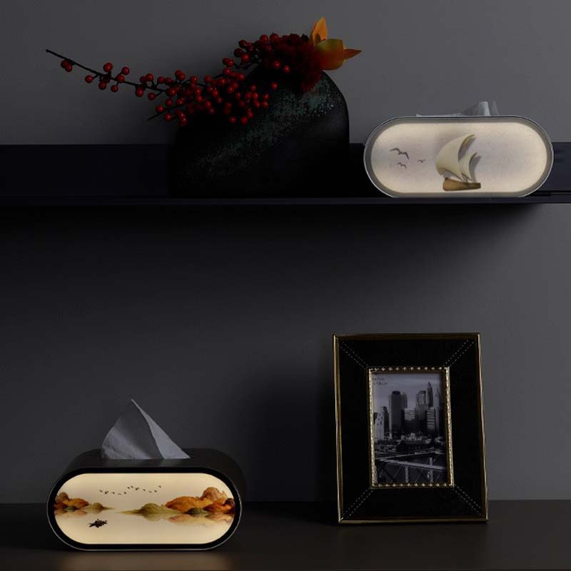 LED Night Light Tissue Box wit - đánh giá và giá Lighting Home Decor Ideas