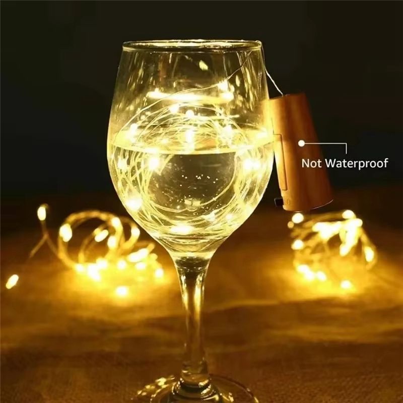 AT02-Set Of 10 Solar LED Fairy - đánh giá và giá Decor Lighting Cork