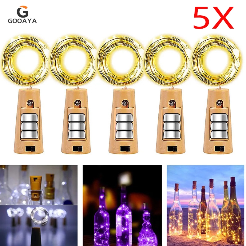 5pcs Bar LED Wine Bottle Cork  - đánh giá và giá Decor Lighting Cork