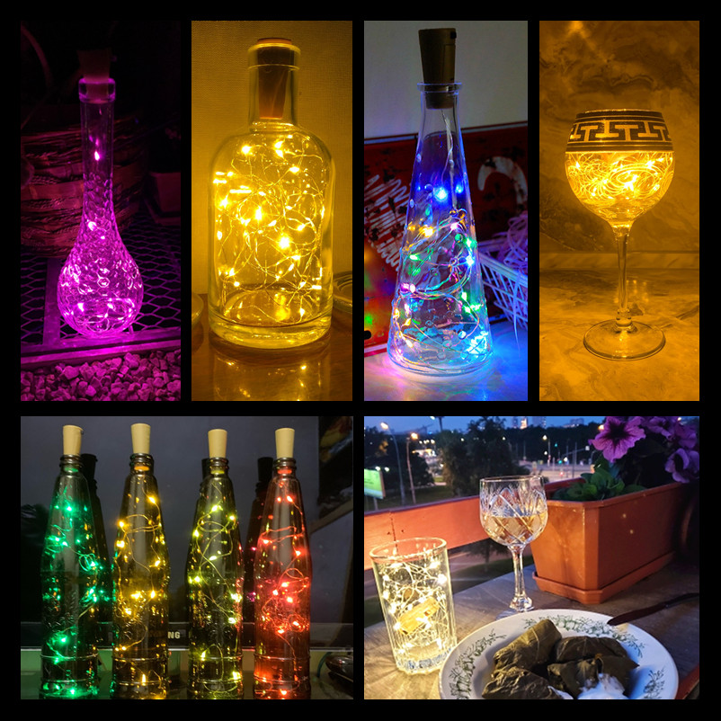 5pcs Bar LED Wine Bottle Cork  - đánh giá và giá Decor Lighting Cork